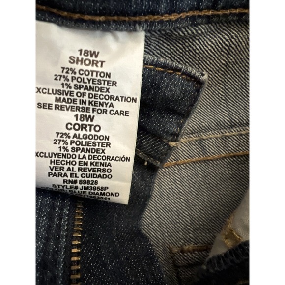 JMS Just My Size Boot Cut Medium Wash Womens Blue Jeans Sz 18W - Picture 8 of 16